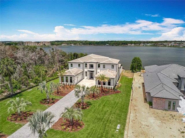 15121 Pendio Dr, Montverde, FL 34756 - view from above of property with a large body of water