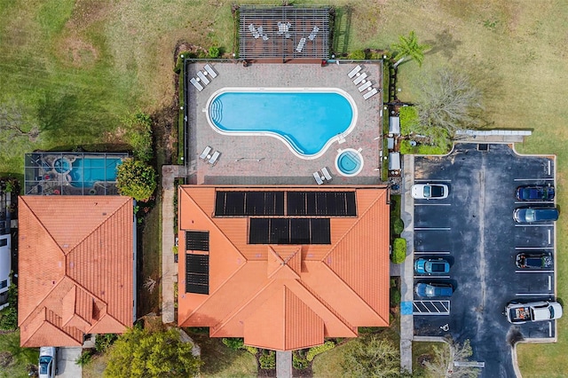 16614 Lazy Breeze Loop, Clermont, FL 34714 - aerial view of a pool
