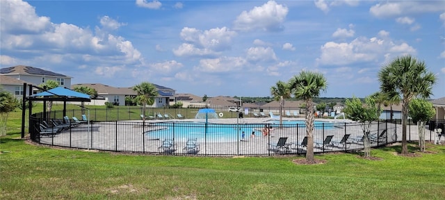 1556 Aspen Ave, Davenport, FL 33837 - community pool featuring a residential view