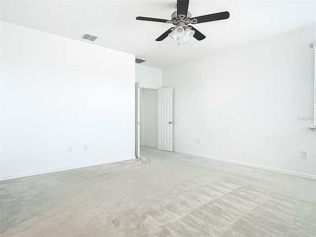 11037 Bagley Aly, Windermere, FL 34786 - empty room with ceiling fan, baseboards, and light colored carpet