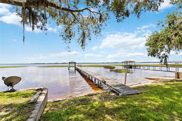 2740 Barker Rd, Saint Cloud, FL 34771 - dock area featuring a water view