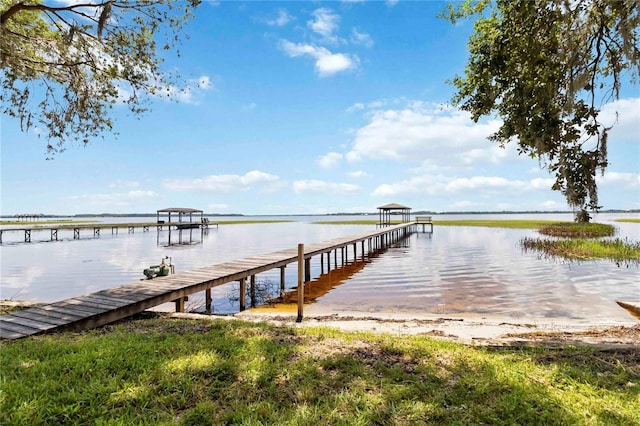 2740 Barker Rd, Saint Cloud, FL 34771 - dock area with a water view
