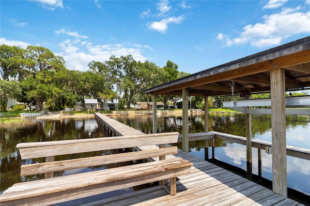 2740 Barker Rd, Saint Cloud, FL 34771 - dock area featuring a water view