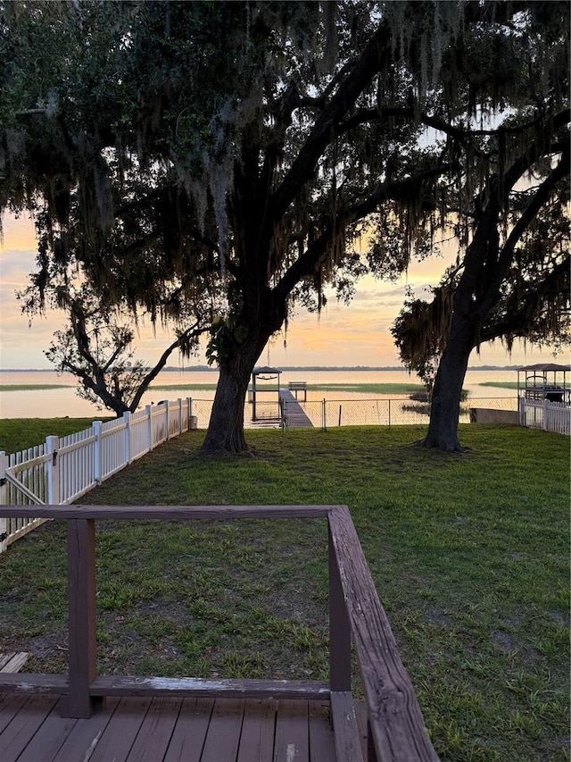 2740 Barker Rd, Saint Cloud, FL 34771 - view of yard featuring a deck