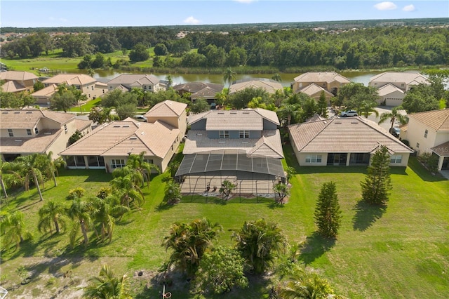 3759 Eagle Isle Cir, Kissimmee, FL 34746 - aerial view of residential area with a large body of water