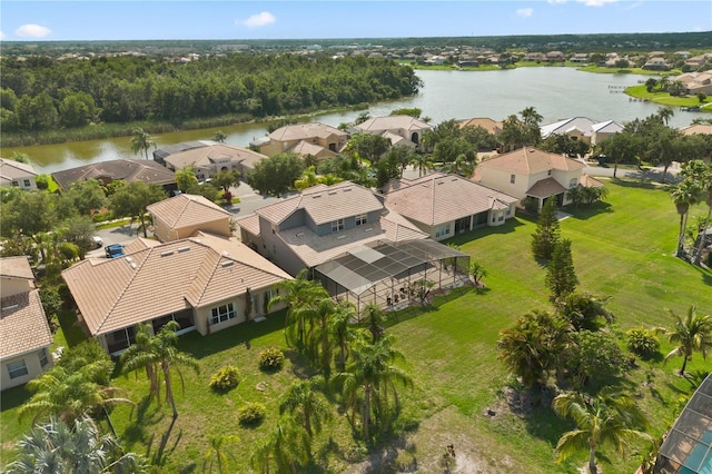 3759 Eagle Isle Cir, Kissimmee, FL 34746 - aerial view of residential area featuring a large body of water