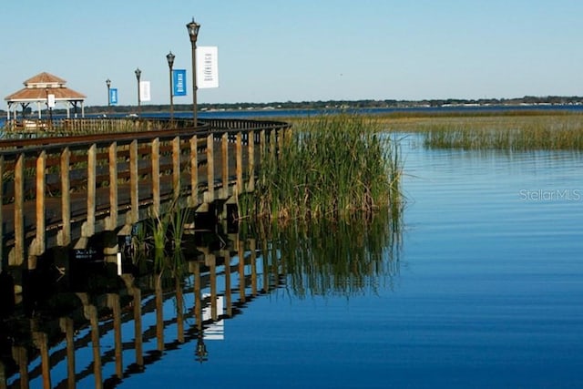 3759 Eagle Isle Cir, Kissimmee, FL 34746 - water view featuring a pier