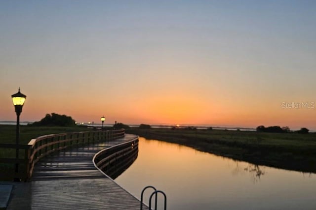 3759 Eagle Isle Cir, Kissimmee, FL 34746 - dock featuring a water view