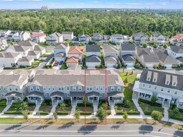 2224 Celebration Blvd, Celebration, FL 34747 - aerial perspective of suburban area with property boundaries highlighted