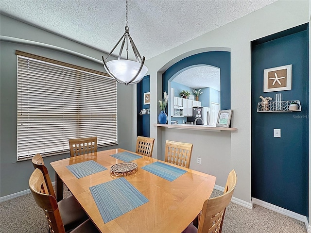 1426 Park Park, Haines City, FL 33844 - dining area with carpet and a textured ceiling