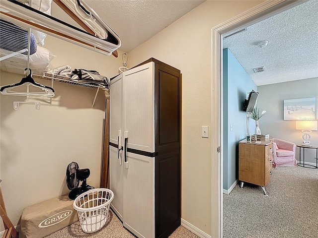 1426 Park Park, Haines City, FL 33844 - laundry area with light colored carpet and a textured ceiling