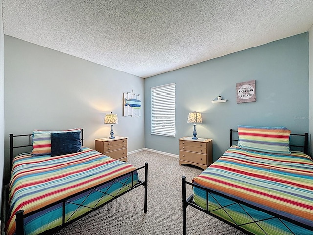 1426 Park Park, Haines City, FL 33844 - carpeted bedroom with a textured ceiling and baseboards