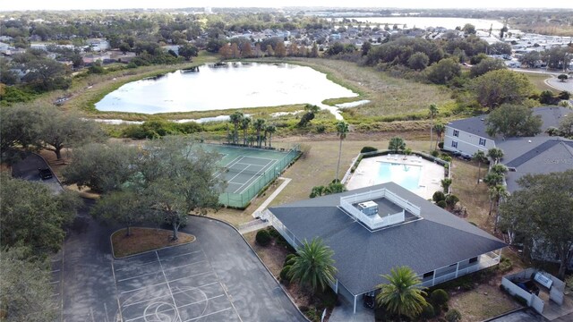 1426 Park Park, Haines City, FL 33844 - drone / aerial view of a nearby body of water and a pool area