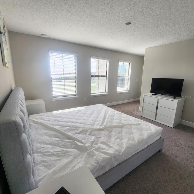 191 Aidans Lndg, Haines City, FL 33844 - bedroom featuring carpet, baseboards, and a textured ceiling