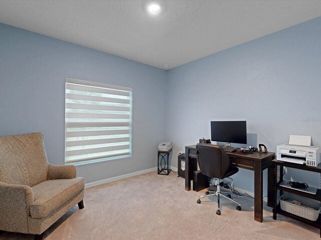 1278 Asher Mason Ave, Kissimmee, FL 34744 - office area featuring carpet and baseboards