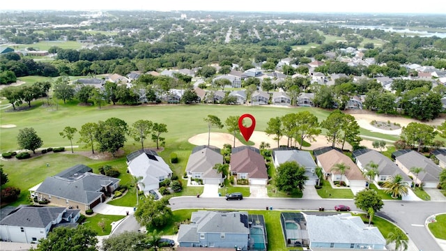 1428 Park Pl, Haines City, FL 33844 - aerial view of residential area with a golf course