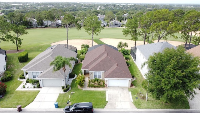 1428 Park Pl, Haines City, FL 33844 - aerial view of residential area with a golf course