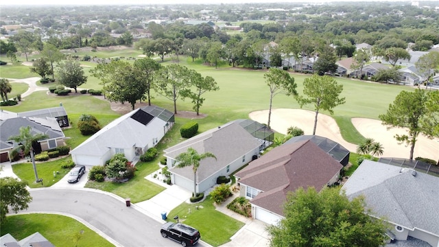 1428 Park Pl, Haines City, FL 33844 - aerial perspective of suburban area with a golf club
