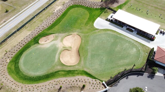 1428 Park Pl, Haines City, FL 33844 - bird's eye view of a golf club