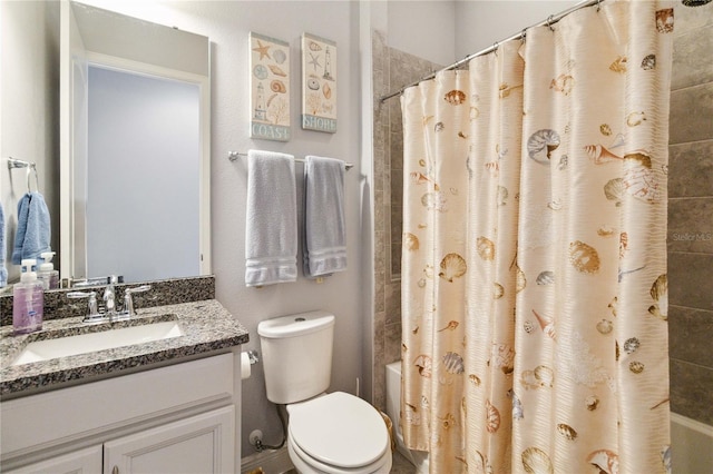 5025 Sunfalls Ave, Saint Cloud, FL 34772 - full bath with vanity, shower / tub combo, and toilet