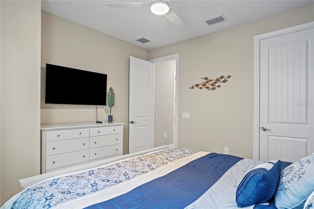 6288 Winding Pine Dr, Nokomis, FL 34275 - bedroom with a ceiling fan