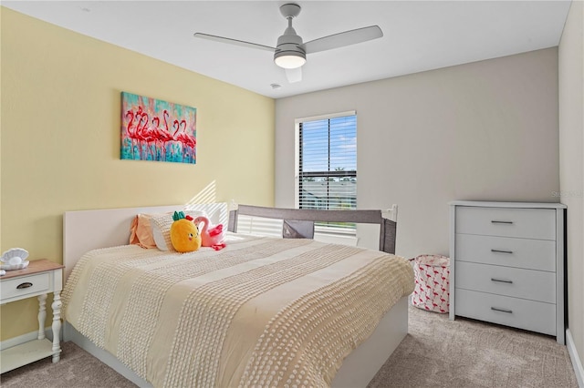 6288 Winding Pine Dr, Nokomis, FL 34275 - bedroom featuring carpet floors, ceiling fan, and baseboards