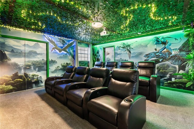 1456 Belle Terre Rd, Davenport, FL 33896 - home theater room featuring carpet