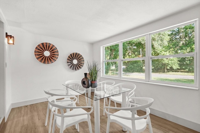 304 W 24th St, Sanford, FL 32771 - dining room with baseboards and light wood-type flooring