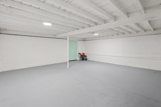 304 W 24th St, Sanford, FL 32771 - finished basement featuring concrete block wall