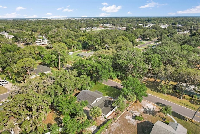 304 W 24th St, Sanford, FL 32771 - aerial overview of property's location with a forest