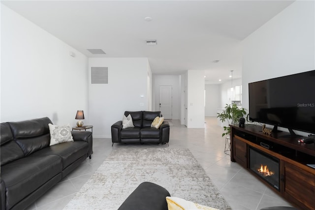 11330 Burgundy Dr, Venice, FL 34293 - living area with light tile patterned flooring