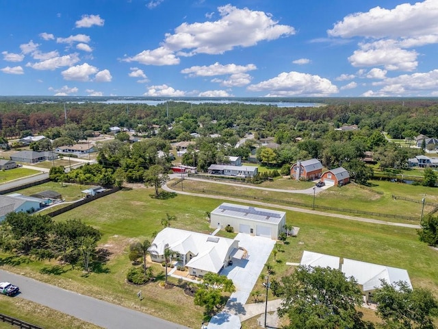 6555 Bay Tree Ct, Saint Cloud, FL 34771 - aerial perspective of suburban area featuring a heavily wooded area