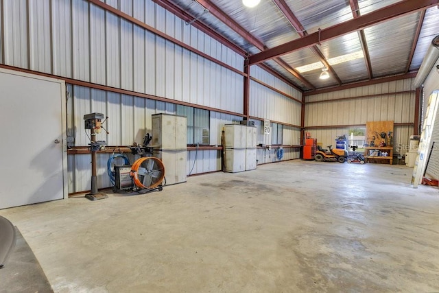 6555 Bay Tree Ct, Saint Cloud, FL 34771 - garage with metal wall