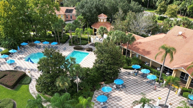8517 Bay Lilly Loop, Kissimmee, FL 34747 - bird's eye view of a pool