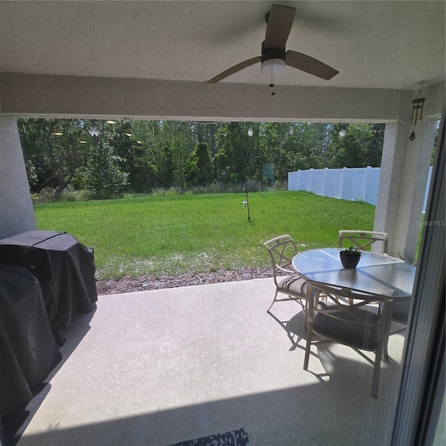 200 Citrine Loop, Kissimmee, FL 34758 - view of patio / terrace with a ceiling fan