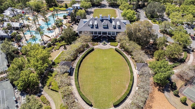 575 Oakleaf Plantation Pkwy Unit 515, Orange Park, FL 32065 - bird's eye view of a pool