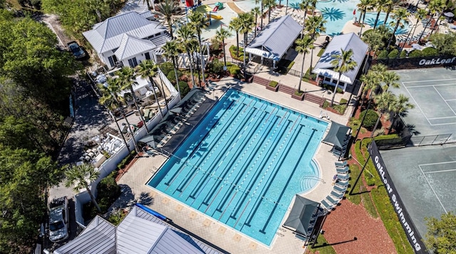 575 Oakleaf Plantation Pkwy Unit 515, Orange Park, FL 32065 - aerial view of a pool area