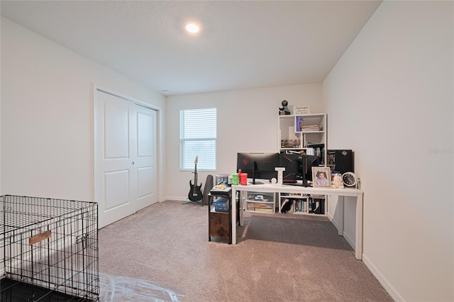454 Hamlet Loop, Davenport, FL 33837 - carpeted home office featuring baseboards