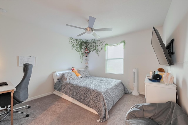 454 Hamlet Loop, Davenport, FL 33837 - carpeted bedroom with baseboards and ceiling fan