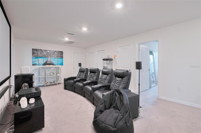 454 Hamlet Loop, Davenport, FL 33837 - cinema room featuring carpet floors, recessed lighting, and baseboards