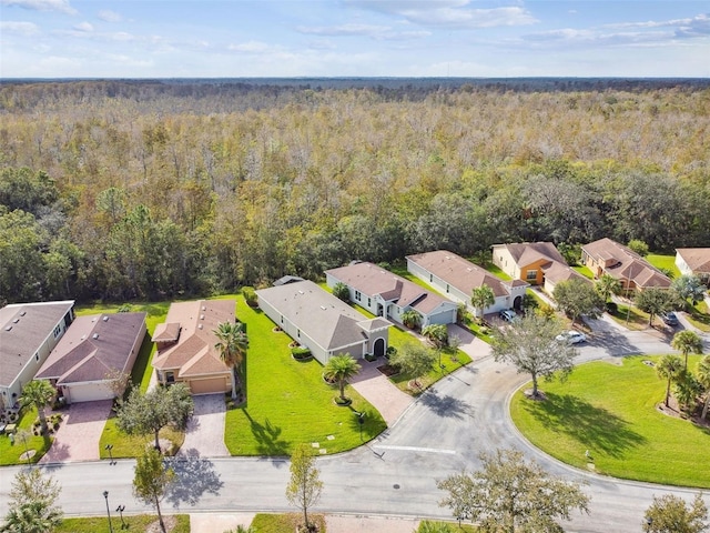 1703 Encinitas Way, Kissimmee, FL 34759 - aerial view of residential area with a heavily wooded area