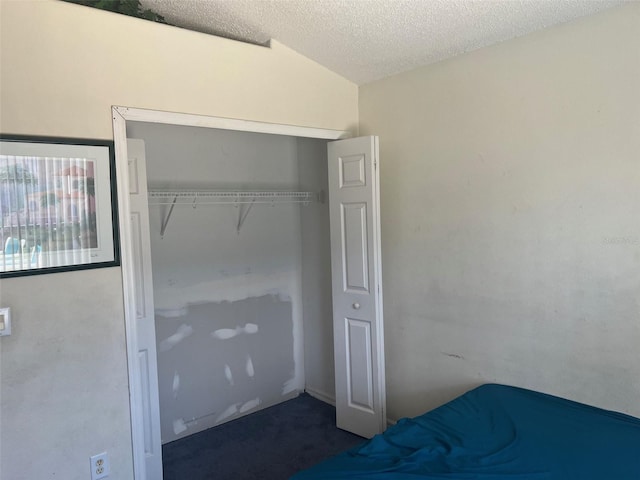 123 S Roma Way, Kissimmee, FL 34746 - unfurnished bedroom with carpet floors, a closet, and a textured ceiling