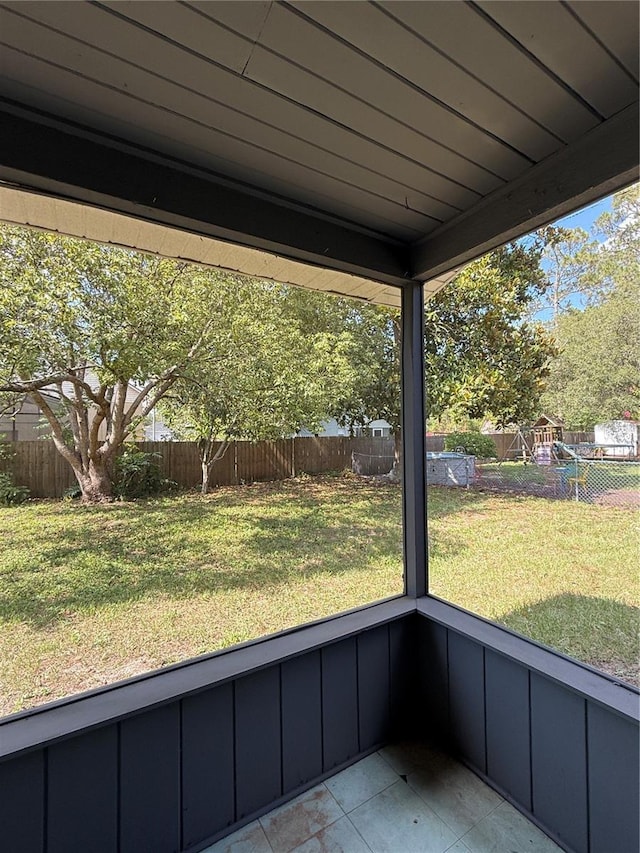6489 Creation St, Saint Cloud, FL 34771 - view of unfurnished sunroom