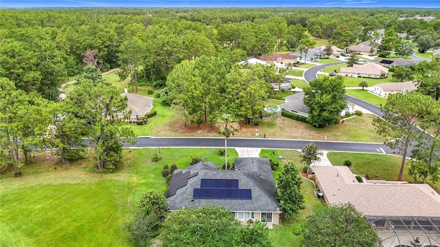 30 Lake Diamond Ave, Ocala, FL 34472 - aerial perspective of suburban area featuring a heavily wooded area
