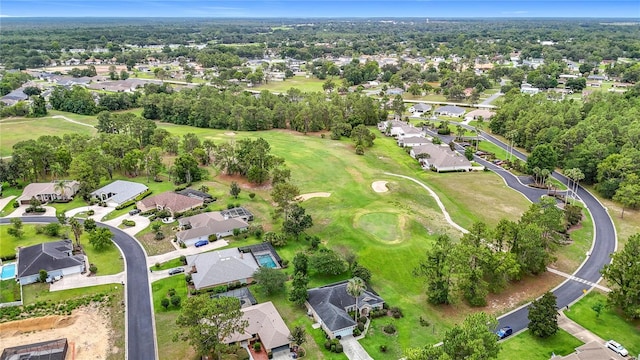 30 Lake Diamond Ave, Ocala, FL 34472 - aerial overview of property's location featuring nearby suburban area and a golf course