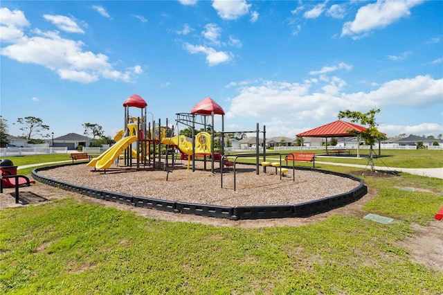3211 Sweet Acres Pl, Saint Cloud, FL 34772 - community play area featuring a lawn and a gazebo