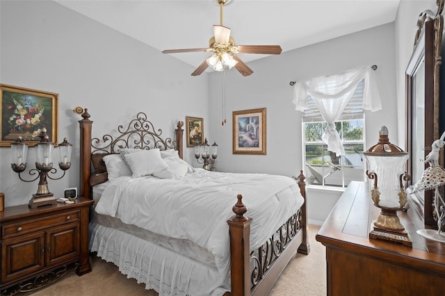 15037 Cedar Branch Way, Orlando, FL 32824 - bedroom featuring light carpet and a ceiling fan