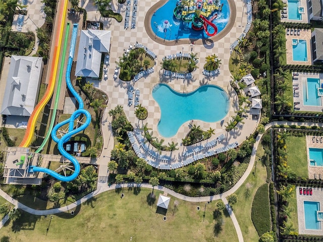 341 Lasso Dr, Kissimmee, FL 34747 - drone / aerial view of a pool