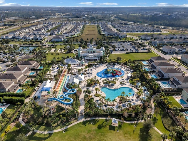 341 Lasso Dr, Kissimmee, FL 34747 - view of property location featuring a pool area and nearby suburban area