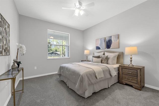 6479 Apple St, Saint Cloud, FL 34771 - carpeted bedroom with baseboards and ceiling fan